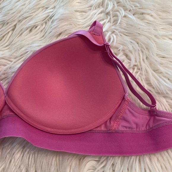 PINK Bra size 34DD color pink excellent condition padded adjustable string - Picture 6 of 12